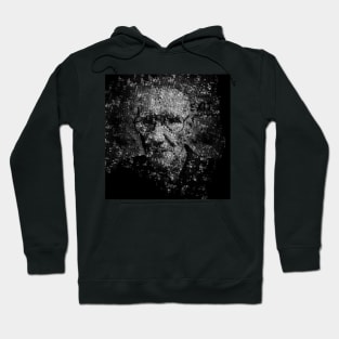 William S. Burroughs Typographical Portrait Hoodie